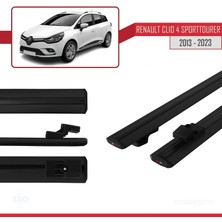 AccessoryPart Renault Clio Sport Tourer 2013 ve Sonrası ile Uyumlu Basıc Model Ara Atkı Tavan Barı Siyah