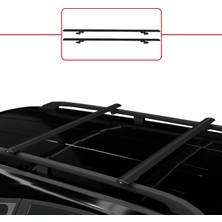 AccessoryPart Ford Connect 2002-2013 Arası ile Uyumlu Basıc Model Ara Atkı Tavan Barı Siyah
