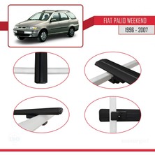 AccessoryPart Fiat Palio Weekend 1996-2007 Arası ile Uyumlu Basıc Model Ara Atkı Tavan Barı Siyah