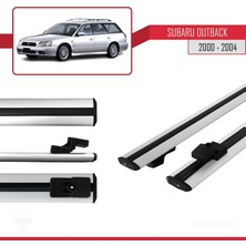 AccessoryPart Subaru Outback 2000-2004 Arası ile Uyumlu Basıc Model Ara Atkı Tavan Barı Gri