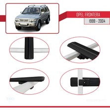 AccessoryPart Opel Frontera 1999-2004 Arası ile Uyumlu Basıc Model Ara Atkı Tavan Barı Siyah