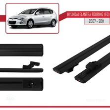 AccessoryPart Hyundai Elantra Touring (Fd) 2007-2011 Arası ile Uyumlu Basıc Model Ara Atkı Tavan Barı Siyah