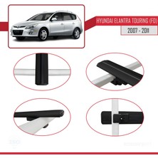 AccessoryPart Hyundai Elantra Touring (Fd) 2007-2011 Arası ile Uyumlu Basıc Model Ara Atkı Tavan Barı Siyah