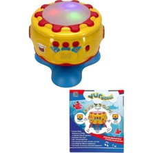 Arden Toy Store Oyuncak Sesli Işıklı Davul Eğitici Geliştirici Oyuncak Davul