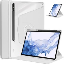 Voyo Samsung Tab Galaxy S7 Plus T970 Kalem Bölmeli Dönebilen Standlı Sağlam Kılıf Fonksiyonlu