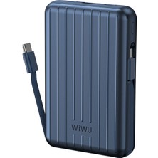 Wiwu PP03 Taşınabilir Wireless Şarj ve Pd Hızlı Şarj Özellikli Powerbank 15W 10000MAH