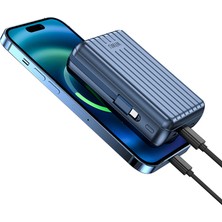 Wiwu PP04 Taşınabilir Wireless Şarj ve Pd Hızlı Şarj Özellikli Powerbank 15W 20000MAH