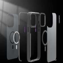 YoungKit iPhone 14 Pro Max Uyumlu Kılıf Magsafe Şarj Özellikli Rock Sand Serisi Kapak