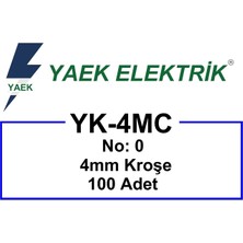 Yaek Elektrik Çivili Kroşe Ø 4 mm