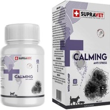 Supravet Kedi ve Köpekler Için Sakinleştirici Calming Tablet + Vitamin D ( 75 Tablet )