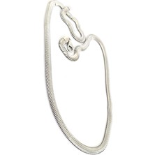 Ose Shop 925AYAR Gümüş Italyan Yılan Zincir Kolye