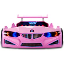 İnegöl'den Eve Gt1 - Bazalı - Bmw - Bazalı Arabalı Yatak, Pembe