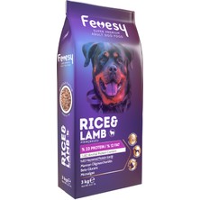 Fevesy Yetişkin Köpek Maması 3 kg Kuzu&pirinç