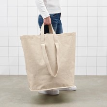 IKEA Çamaşır Torbası 100 Litre  Naturel Bej Renk Kirli Çamaşır Sepeti