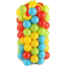 Beren Toys Top Havuzu Topları, Oyun Havuzu Topları 6cm 50 Adet Filede Renkli