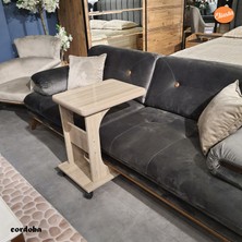 Eliusta Tekerlekli Mdfc Yan Sehpa