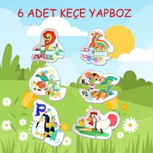 Lisinya LISINYA247  Hayvanlar 2+ Keçe Yapboz - Puzzle