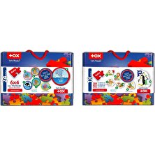 Lisinya LISINYA247 12 Set - 42 Parça  Deniz Canlıları ve Hayvanlar 2+ Keçe Yapboz - 2 Yaş Puzzle