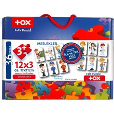 Lisinya LISINYA247  Meslekler 3+ Keçe Yapboz - 3 Yaş Puzzle