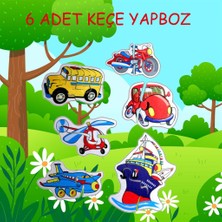 Lisinya LISINYA247  Ulaşım Araçları 2+ Keçe Yapboz - Puzzle