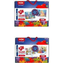 Lisinya LISINYA247 4 Set - 96 Parça  Müzik ve Deniz Kızı 5+ Keçe Yapboz - 5 Yaş Puzzle