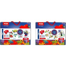 Lisinya LISINYA247 12 Set - 36 Parça  Hayvanlar ve Ulaşım Araçları 2+ Keçe Yapboz - 2 Yaş Puzzle