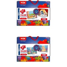 Lisinya LISINYA247 4 Set - 96 Parça  Deniz Kızı ve Sahne 5+ Keçe Yapboz - 5 Yaş Puzzle