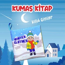 Lisinya İngilizce Kİşlık Giysiler Kumaş Sessiz Kitap