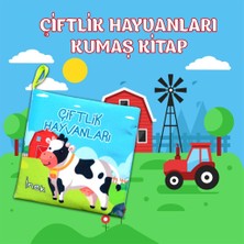 Lisinya Çiftlik Hayvanları Kumaş Sessiz Kitap