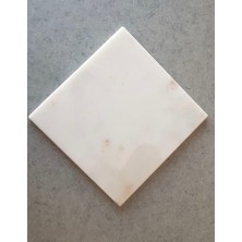 Lena 1 Adet 1x15x15 Cmmermer Servis Tepsisi Mermer Mücevher Tepsisi Peynir Tabağı Mutfak Dekoru Ev Tepsisi Beyaz Doğal Mermer