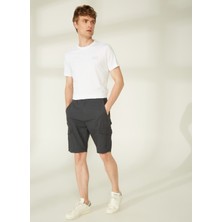 Wrangler Regular Fit Antrasit Erkek Şort W231091003_NON Denim Şort