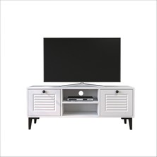 Yıldız Elegance Tv Ünitesi Panjur Kapaklı Mat Beyaz PTV_1200