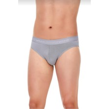 Yıldız 67 Erkek Gri Modal Kemerli Slip 12 Adet