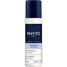 Phyto Softness Kuru Şampuan 12 x 75 ml Besleyici Etki ile Tüm Saçlar için Temizleme Spreyi