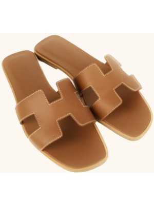 Passionis Hermes Slipper - Women Slipper - Hermes Terlik - Kadın Terlik - Hermes