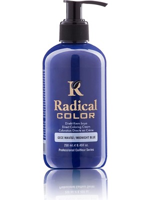 Radical Color Gece Mavisi Saç Boyası 250 ml Amonyaksız Doğal Renk ve Etkili Bakım
