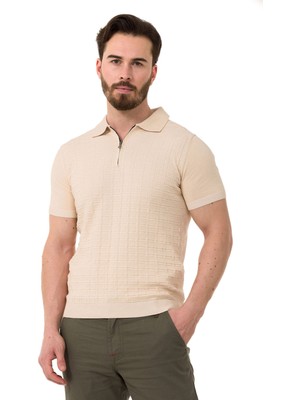 Cipo & Baxx CT752 Bej Erkek Tshirt