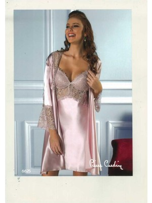 Pierre Cardin 6625 Kısa Gecelikli Saten 6 Lı Çeyiz Seti
