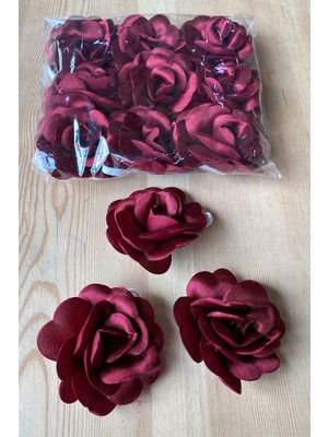 Bordo Siyah Gelin Kına El Gülü 2 Adet