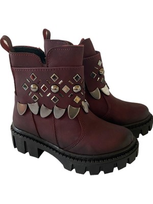 Sanbe 122 U 6301 26-30 Kız Çocuk Bot Bordo