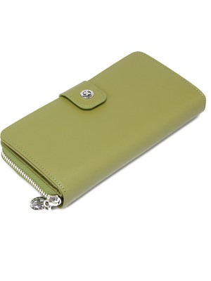 Tergan Yeşil Deri Kadın Cüzdan 05789J2G