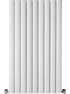 Hammam 1250 x 670 mm 60 Ay Garantili Alüminyum Violet Mat Beyaz Radyatör Standart Bağlantı