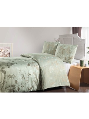 Menderes Home La Notte Saten Çift Kişilik Nevresim Takımı (Digital Baskı) Modern Living