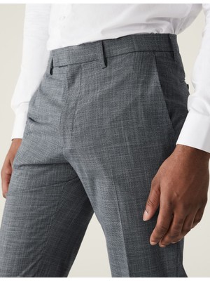 Marks & Spencer Tailored Fit Dokulu Pantolon