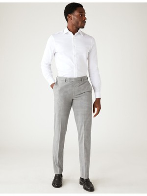 Marks & Spencer Tailored Fit Ekose Desenli Pantolon