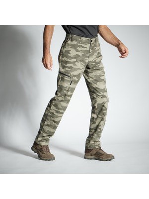 Decathlon Solognac Erkek Pantolon - Avcılık Ve Doğa Gözlemi - Kamuflaj Desenli / Yeşil - 100 Camo