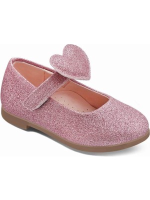 Sanbe 309 V 1301 21-25 Kız Çocuk Babet Simli-Pembe