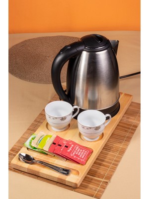 Makro Ev 20 Li Kettle Sunum Tepsisi , Otel Sunum Tepsi , Karşılama Sunumluk, Fincan Çay Altlığı,Hotel Sunum