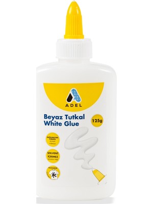 Adel Beyaz Okul Tutkalı, 125GR 2 Adet