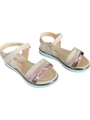 Sanbe 502 T 1308 26-30 Kız Çocuk Sandalet Pudra